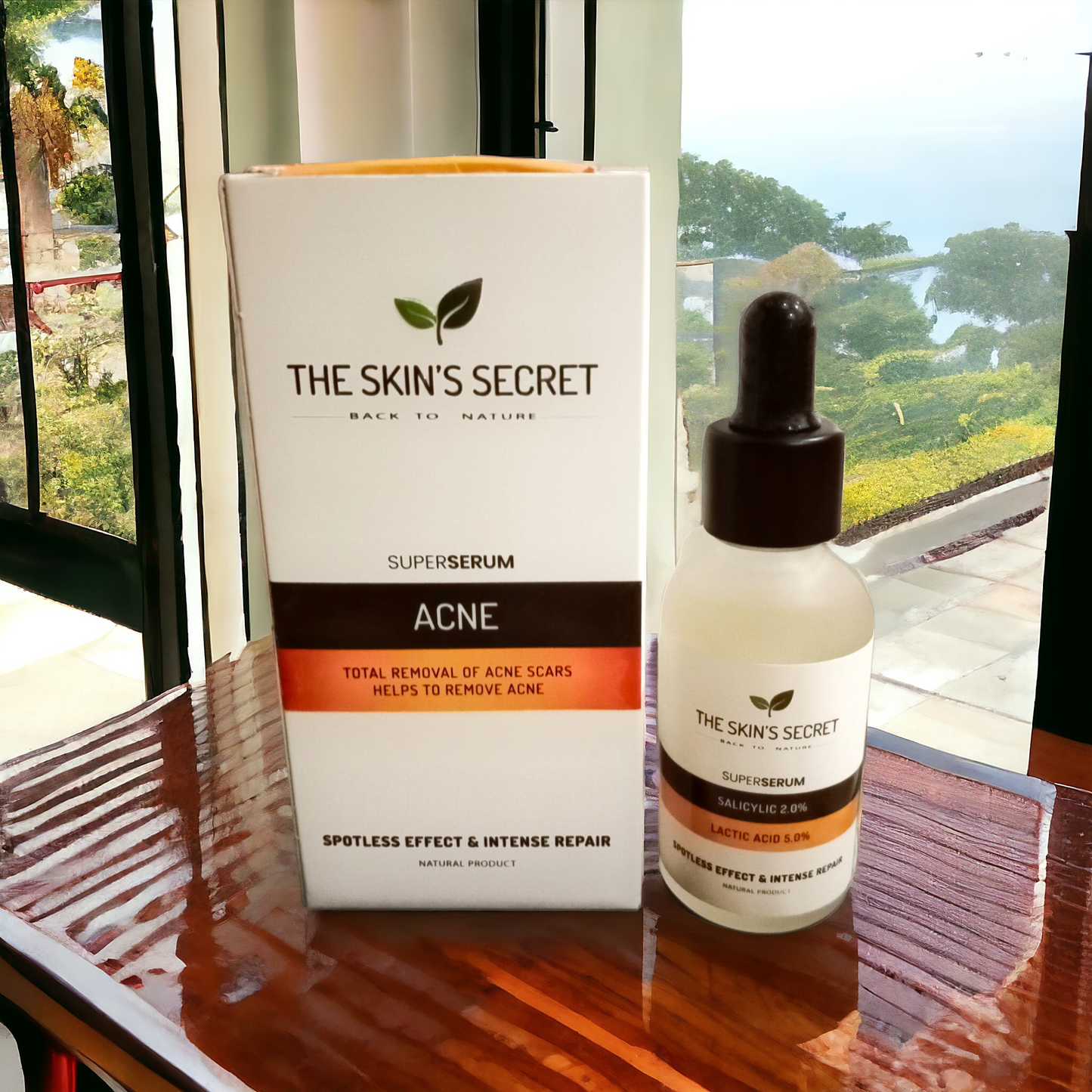 The Skin's Secret Anti-Acne Serum - 30ml - Spotless Effect & Intense Repair + FREE BIOSUN SUNSCREEN